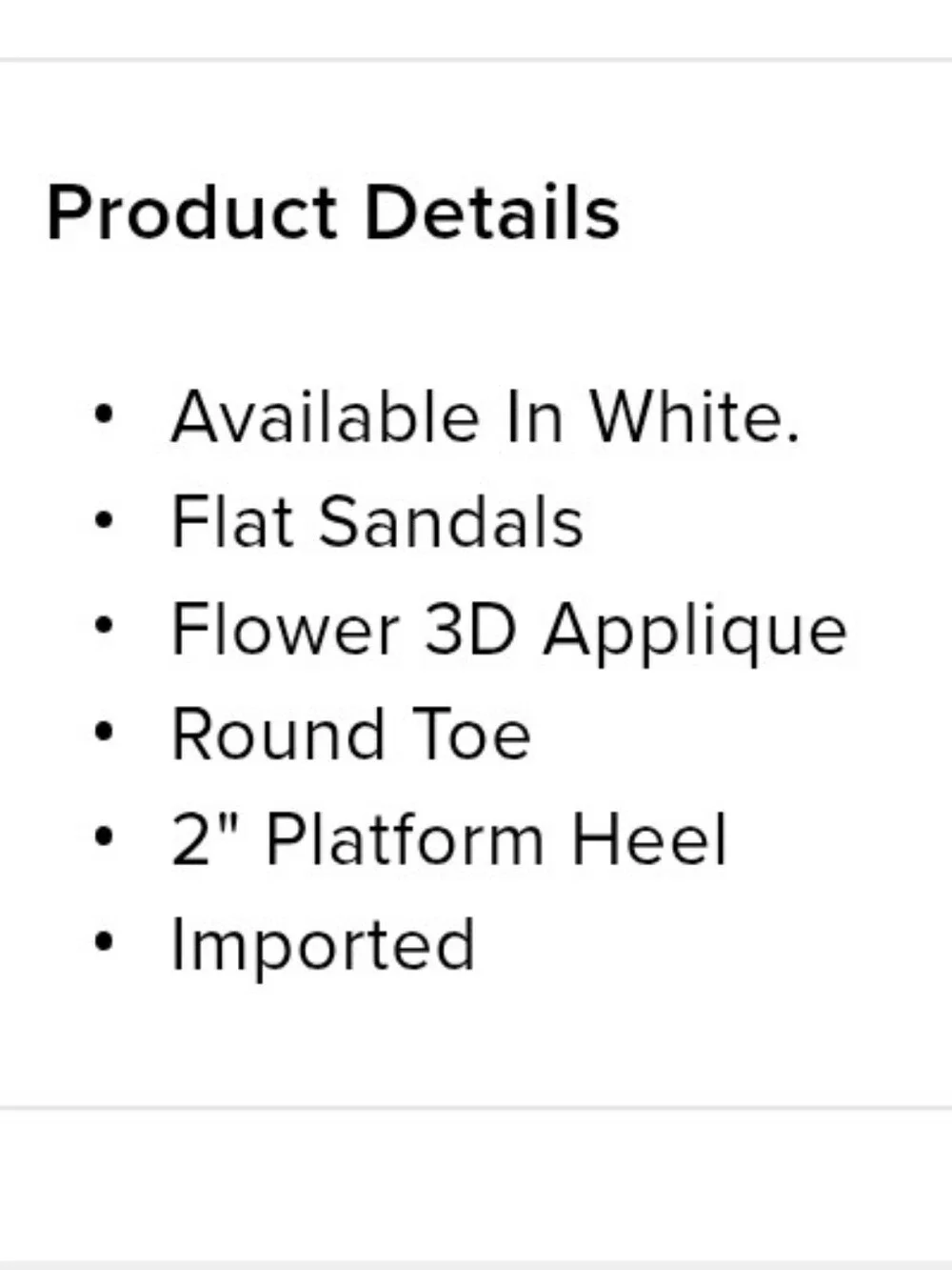 Fashion Nova Sandals